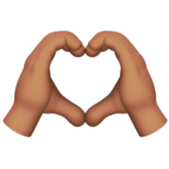 heart hands emoji